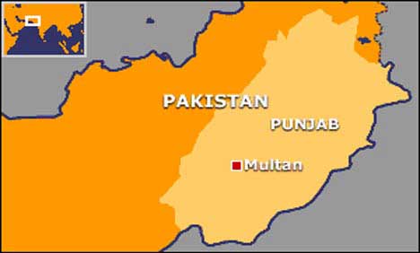 Multan Pakistan firing