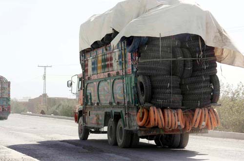 smuggled tyres