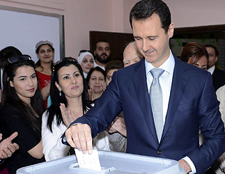 assad wins presidential elections