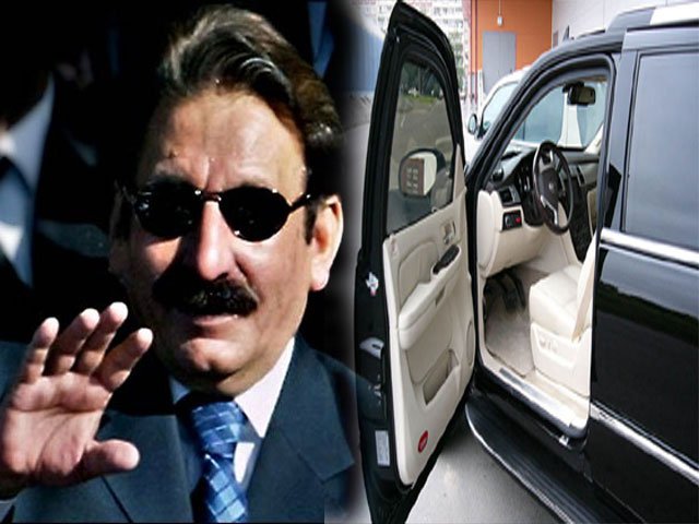 Chaudry Iftikhar Bulletproof car